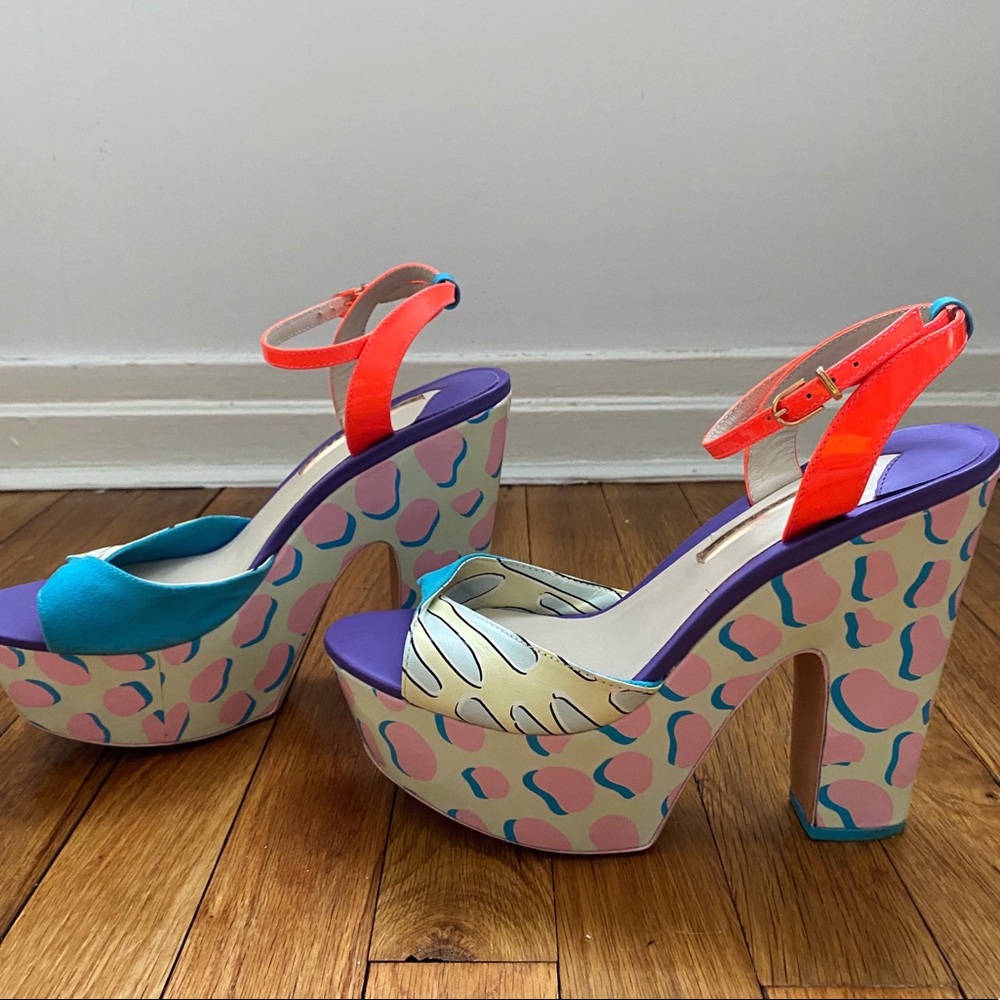 Sophia Webster Bobbi Animal Print Clog Sandal